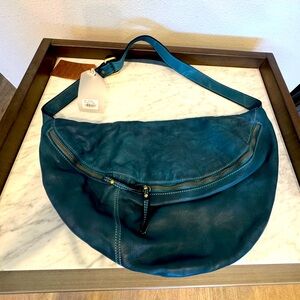 Lusher Leather Hobo Sling Bag New with Tags